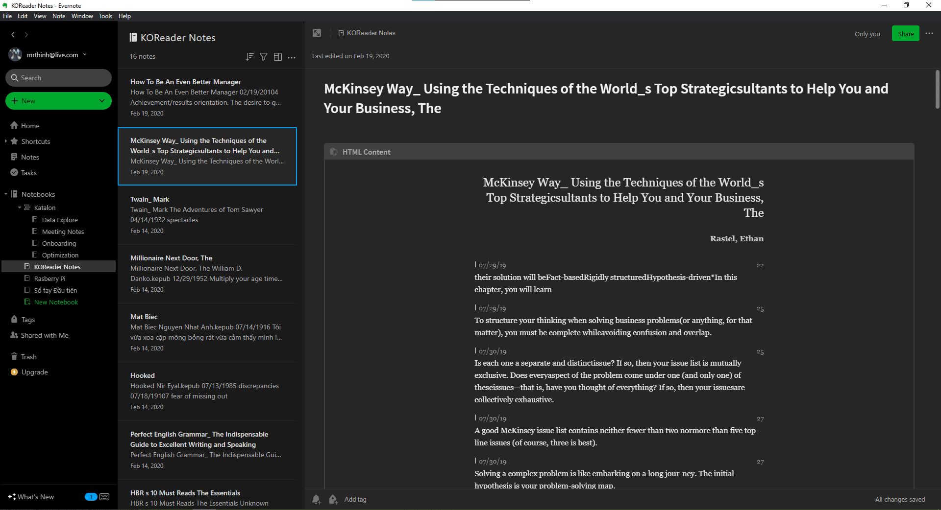 note taking review evernote screenshot