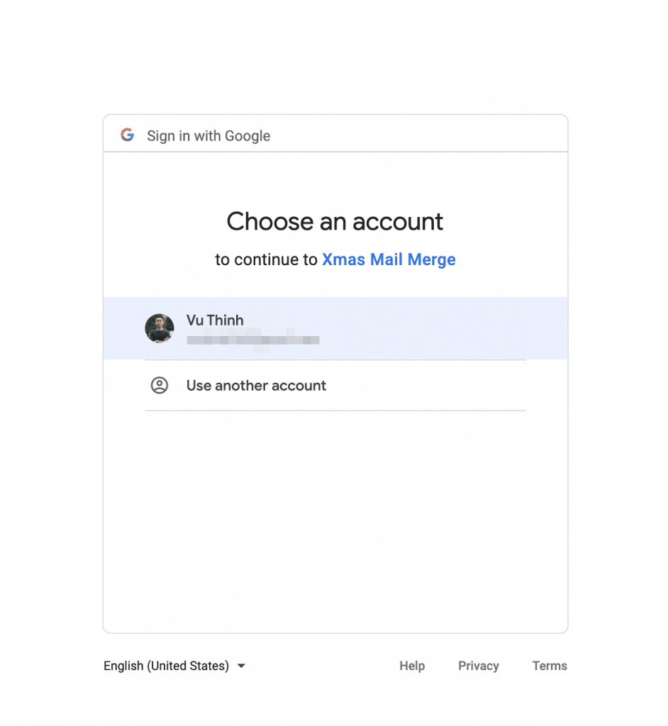 google apps script authen step1