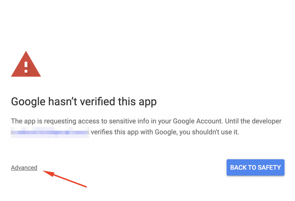 google apps script authen step2